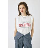 O/WHT1 | OVERLAPPING LOGOS ノースリーブ TEE | MOUSSY OUTLET