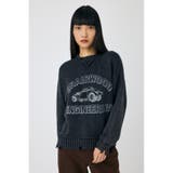 VINTAGE LIKE PRINTED セーター | MOUSSY OUTLET | 詳細画像4