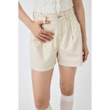 ECRU | DENIM タック ショーツ | MOUSSY OUTLET
