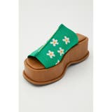 PATTERN KNIT WADGE SANDAL | RODEO CROWNS WIDE BOWL | 詳細画像13