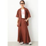 BRN | リネンマーメイドスカート | RODEO CROWNS WIDE BOWL