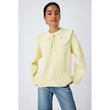 DETACHABLE COLLAR RIB ニット | MOUSSY OUTLET | 詳細画像3