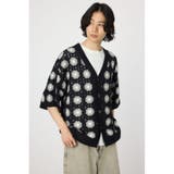 クロシェフラワー半袖ニットカーディガン | RODEO CROWNS WIDE BOWL | 詳細画像15 