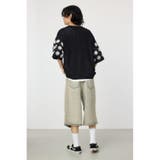 クロシェフラワー半袖ニットカーディガン | RODEO CROWNS WIDE BOWL | 詳細画像20 