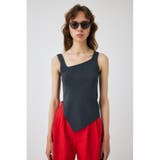 GRY | ASYMMETRY HEM KNIT タンクトップ | MOUSSY OUTLET