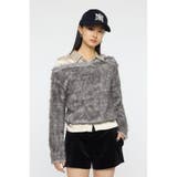 GRY | FAUX FUR KNIT CROP トップス | MOUSSY OUTLET