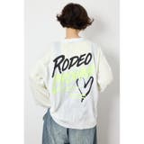 O/WHT1 | ネオンカラーロゴニットカーディガン | RODEO CROWNS WIDE BOWL