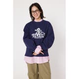 柄NVY5 | ボリュームスリーブアソートL/S Tシャツ | RODEO CROWNS WIDE BOWL