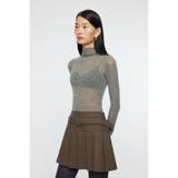SHEER TURTLE NECK ニットトップス | MOUSSY OUTLET | 詳細画像21 