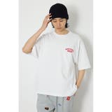 WHT | ARTフラワーTシャツ | RODEO CROWNS WIDE BOWL