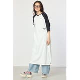 ラグランカラーステッチワンピース | RODEO CROWNS WIDE BOWL | 詳細画像1