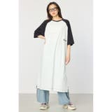 ラグランカラーステッチワンピース | RODEO CROWNS WIDE BOWL | 詳細画像2