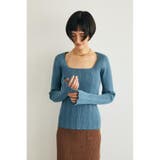 L/BLU1 | TIGHT RIB KNIT トップス | MOUSSY OUTLET