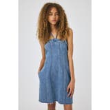 DENIM BARETOP MINI ワンピース | MOUSSY OUTLET | 詳細画像1 