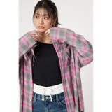 シアーオンブレチェックシャツ | RODEO CROWNS WIDE BOWL | 詳細画像18