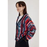 3Dマルチカラーニットカーディガン | RODEO CROWNS WIDE BOWL | 詳細画像3