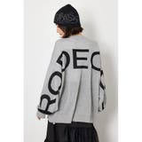 L/T.GRY1 | WIDE LOGO ニットカーディガン | RODEO CROWNS WIDE BOWL