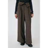 FOLD WAIST ワイドスラックス | MOUSSY OUTLET | 詳細画像4 
