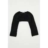 BLK | CROCHET BOLERO ニット | MOUSSY OUTLET