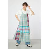 柄PNK5 | クレイジーチェックキャミワンピース | RODEO CROWNS WIDE BOWL