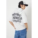 L/T.GRY1 | Blackletter 半袖ZIPパーカー | RODEO CROWNS WIDE BOWL
