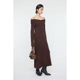 BIG COLLAR KNIT ドレス | MOUSSY OUTLET | 詳細画像7