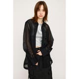 BLK | SHEER MESH シャツ | SLY OUTLET