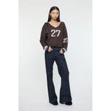 SHAGGY NUMBERING セーター | MOUSSY OUTLET | 詳細画像2