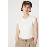 O/WHT1 | BASIC ノースリーブ ニット トップス | RODEO CROWNS WIDE BOWL
