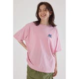 L/PNK1 | フラワークロスパッチTシャツ | RODEO CROWNS WIDE BOWL