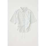 STRIPE BACK LACE UP シャツ | MOUSSY OUTLET | 詳細画像1