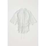 STRIPE BACK LACE UP シャツ | MOUSSY OUTLET | 詳細画像2
