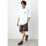 柄BLK5 | リゾートパターンショートパンツ | RODEO CROWNS WIDE BOWL