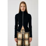 BI COLOR ZIP UP RIB ニット | MOUSSY OUTLET | 詳細画像13 