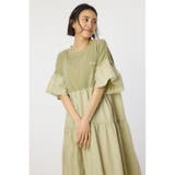 ピグメントドッキングティアードワンピース | RODEO CROWNS WIDE BOWL | 詳細画像16 