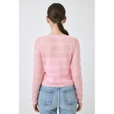 SHEER BORDER カーディガン | MOUSSY OUTLET | 詳細画像9