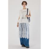 レースドッキングブラウジングワンピース | RODEO CROWNS WIDE BOWL | 詳細画像1