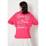PNK | Vネックメッセージロゴニットトップス | RODEO CROWNS WIDE BOWL