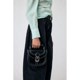 BLK | STITCH SADDLE バッグ | MOUSSY OUTLET