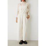 サイドカットシャーリングサロペットパンツ | RODEO CROWNS WIDE BOWL | 詳細画像2