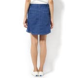 <ivory court> ニットライクデニムAラインスカート | B.C STOCK | 詳細画像3