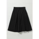 ブラック | <Plage> コットンリネン タックスカート | B.C STOCK