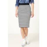 ストレッチポンチ ボーダースカート | B.C STOCK | 詳細画像2