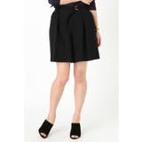 ブラック | ＜Spick and Span＞ タックベルト キュロット | B.C STOCK