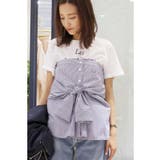 ネイビー | <EDIT.FOR LULU> シャツ風ベアトップ◆ | B.C STOCK