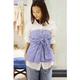 ブルー | <EDIT.FOR LULU> シャツ風ベアトップ◆ | B.C STOCK