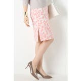 ピンク A | <NOBLE> フラワープリントスカート | B.C STOCK