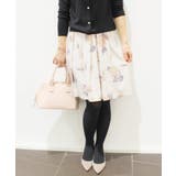 ホワイト | <Limitless Luxury> フローラルフラワーギャザースカート◆ | B.C STOCK