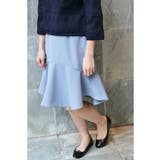 サックスブルー B | <IENA> IENA by JULIE Wクロススカート◆ | B.C STOCK