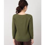 <ivory court> cashfeel ワイドリブVネックプルオーバー | B.C STOCK | 詳細画像10
